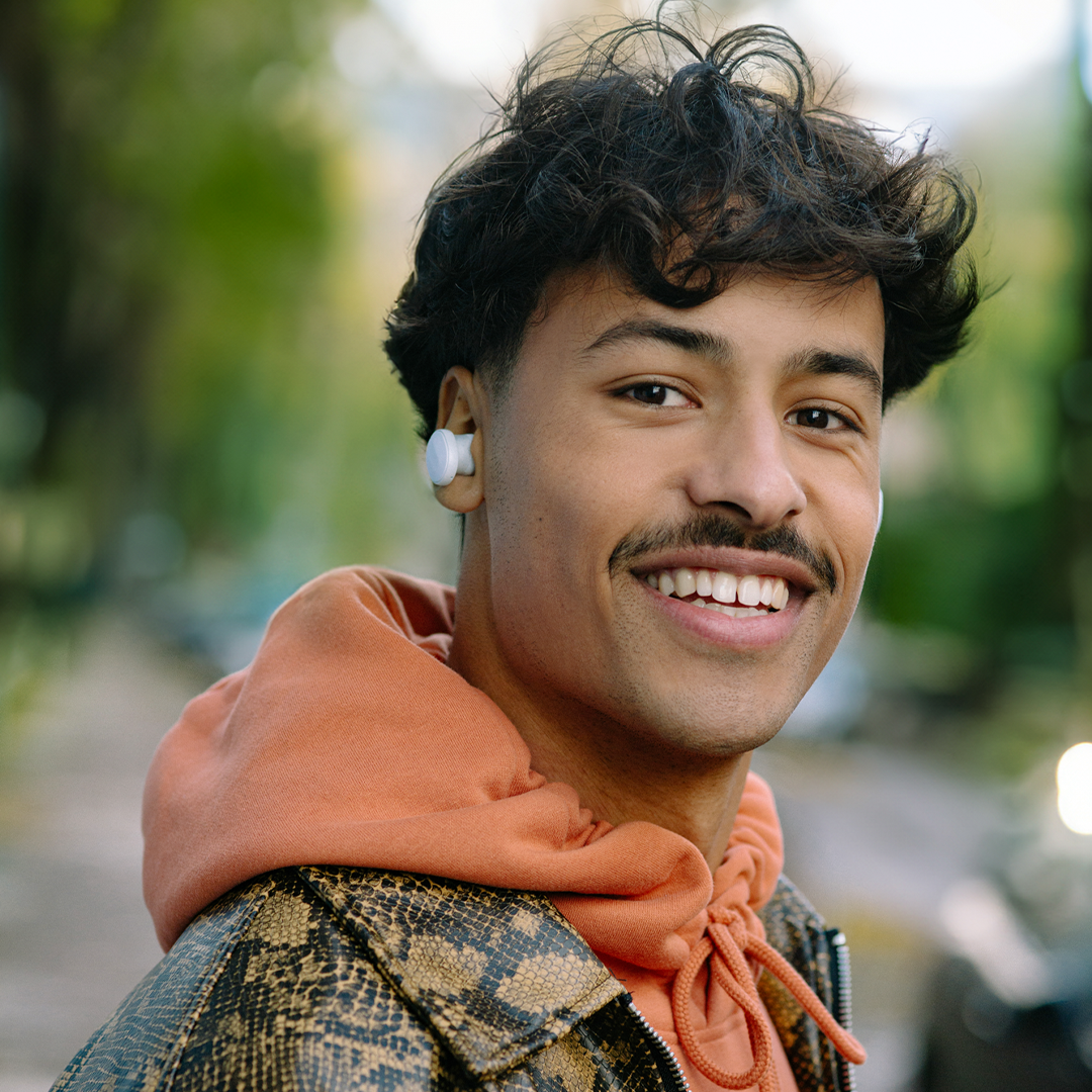 Fairbuds kabellose Ohrhörer Weiß