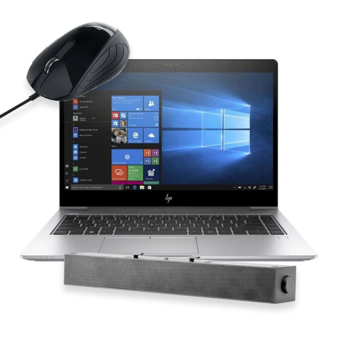 HP EliteBook 840 G5 + Maus + Lautsprecher – BACK 2 SCHOOL COMBO PACK