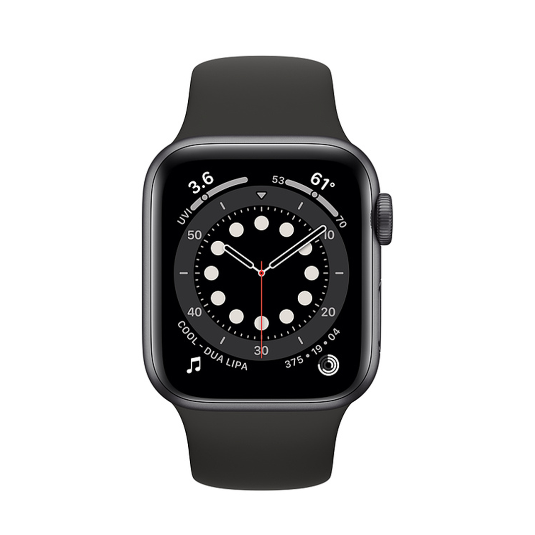 Apple Watch Series 6 40mm Grafiet / Zwart - GPS + 4G