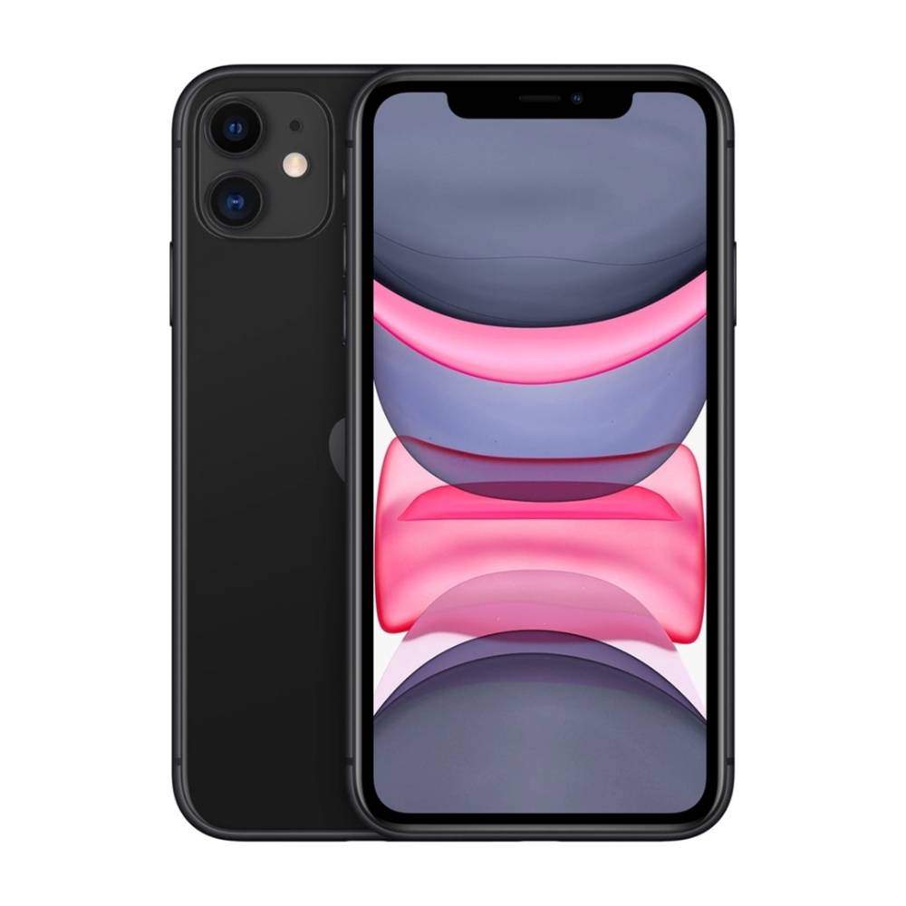 Refurbished iPhone 11 64GB Zwart Simlockvrij - Productfoto 2 - Back in Use