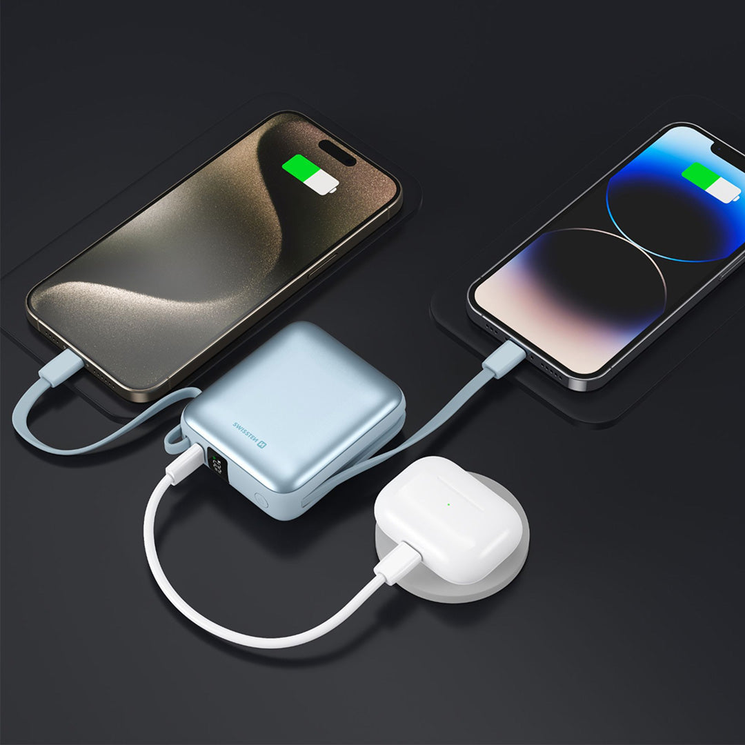 Swissten 35W Powerbank 10,000mAh | Blue